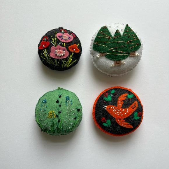 Wall hangings made of felt - Picture 2 of 11